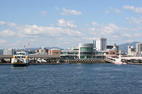 Hiroshima port and ferry terminal