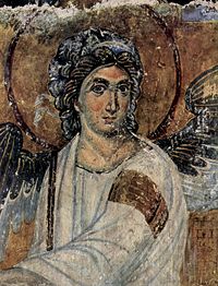 The White Angel in Mileševa monastery.
