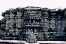 Shrine with vertical sections