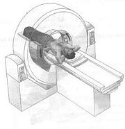 CT scan illustration