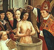The baptism of Clovis