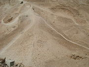 A view of the ramp from the top.
