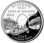 The Missouri state quarter.
