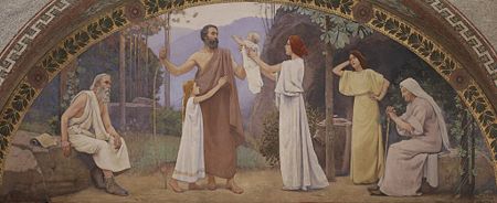 Charles Sprague Pearce, Family (1896). Library of Congress Thomas Jefferson Building, Washington, D.C.