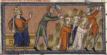 The martyrdom of Sixtus II and his companions