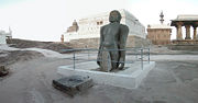 Saint Bharatha at Shravanabelagola temple complex