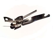 A simple butterfly can opener.