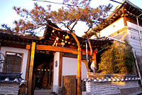 A tea house in Insadong, Seoul, Korea.