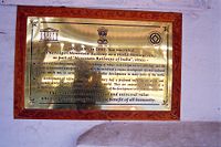 Plaque commemorating NMR as World Heritage Site at Coonoor railway station