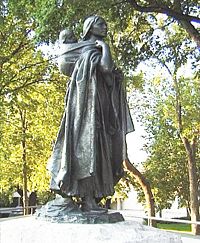 Statue in Bismarck, ND