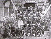 Japanese marines serving under British commander Edward Seymour during the Boxer Rebellion.