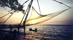 Cheena vala (Chinese fishing nets); only the people of Kochi use those fishing structures outside China.