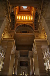 Interior of the Brussels Palace of Justice