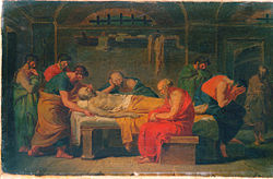 V. Camuccini: Lamentation over the Corpse of Socrates, early 1800s.