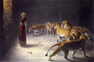 Daniel in the lions' den