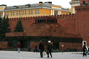 The Lenin Mausoleum at Red Square, Moscow