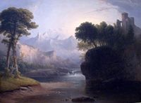 Fanciful Landscape, by Thomas Doughty, 1834