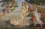 Botticelli's The Birth of Venus (c. 1485-1486, oil on canvas, Uffizi, Florence)—a revived Venus Pudica for a new view of pagan Antiquity—is often said to epitomize for modern viewers the spirit of the Renaissance.