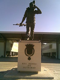 A monument to the Portuguese Overseas Territories' Heroes  (Heróis do Ultramar), in Coimbra, Portugal.