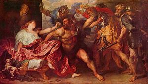 Samson and Delilah, by Anthony van Dyck (1599-1641)