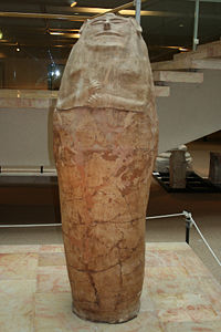 Anthropoid coffin, fourteenth-thirteenth centuries B.C.E.