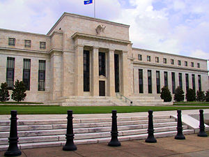 The Federal Reserve System is headquartered in the Eccles Building on Constitution Avenue in Washington, DC.
