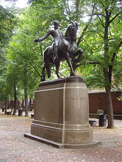 This Paul Revere Statue in North End, Boston was made by Cyrus Dallin and unveiled on September 22, 1940