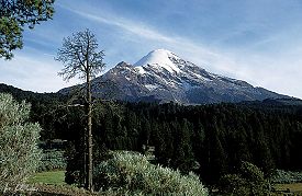 Pico de Orizaba, the highest point in Mexico