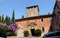 The church of Sant'Agnese fuori le mura, in which Honorius' portrait is located.