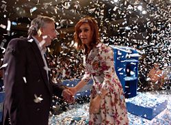 President of Argentina, Cristina Fernández de Kirchner, with her husband Néstor, the ex-president of Argentina, October 28, 2007.