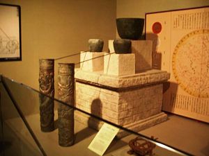 Scaled model of Jang Yeong-sil's Self-striking water clock.