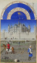 Castle of the Louvre in the fifteenth century.