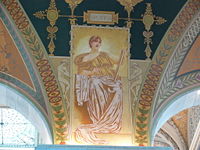 Erotica, mural painting by George Randolph Barse (1861-1938) in the Library of Congress