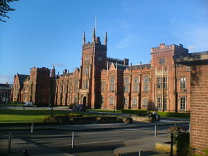 The Lanyon Building of Queen's University, Belfast.
