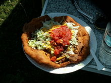 An Indian taco