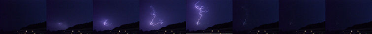 Lightning sequence. Duration: 0.32 seconds.