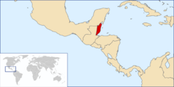 Location of Belize