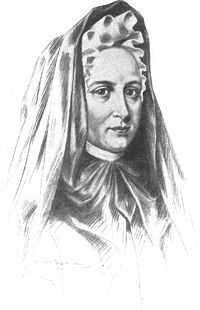 Mme Guyon, cause of Bossuet's dispute with Fénelon.