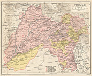 The province of Punjab, one of the largest in British India, had been divided in 1946. Today it stands within Pakistan, and the Indian states of Punjab, Haryana and Himachal Pradesh.