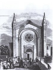 The New Hamburg Temple (about 1845).