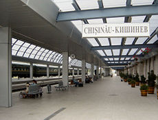 Chisinau Railway Station.