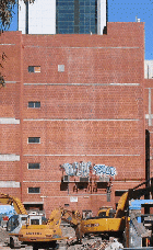 Demolition of the Old Myer Building, Perth, Western Australia.
