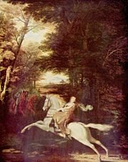 Florimells Flucht, by Washington Allston, 1819