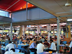 Enjoying Singaporean cuisine is a national pastime. Hawker centers and kopi tiam]s are well-distributed throughout the country.