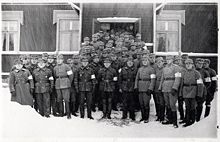 White Guard in Nummi. White Guards were mobilized on 28.01., at 3:00 a.m. and the Red Guards on 27.01.1918, at 11 p.m.