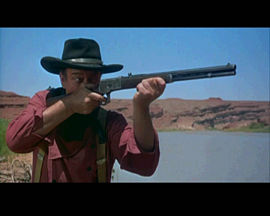 Wayne in The Searchers