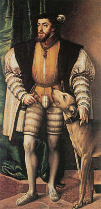 Emperor Charles V with Hound (1532), a painting by the sixteenth-century artist Jakob Seisenegger