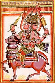 Agni, Hindu fire god.