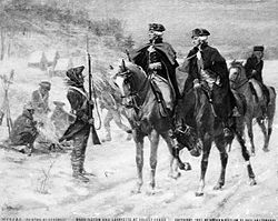 Washington and La Fayette at Valley Forge