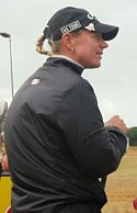 Annika Sorenstam, a top women’s golfer